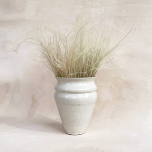 Wide Buttermilk Vase