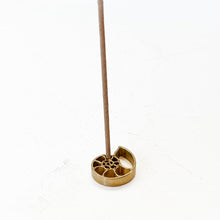 Load image into Gallery viewer, Nautilus Brass Incense Holder
