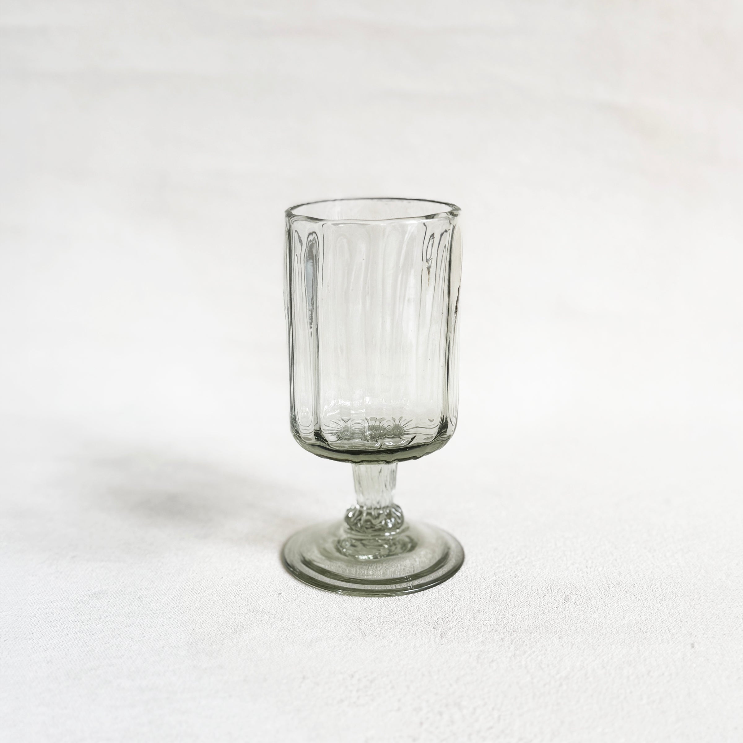Handblown Fluted Wine Glass