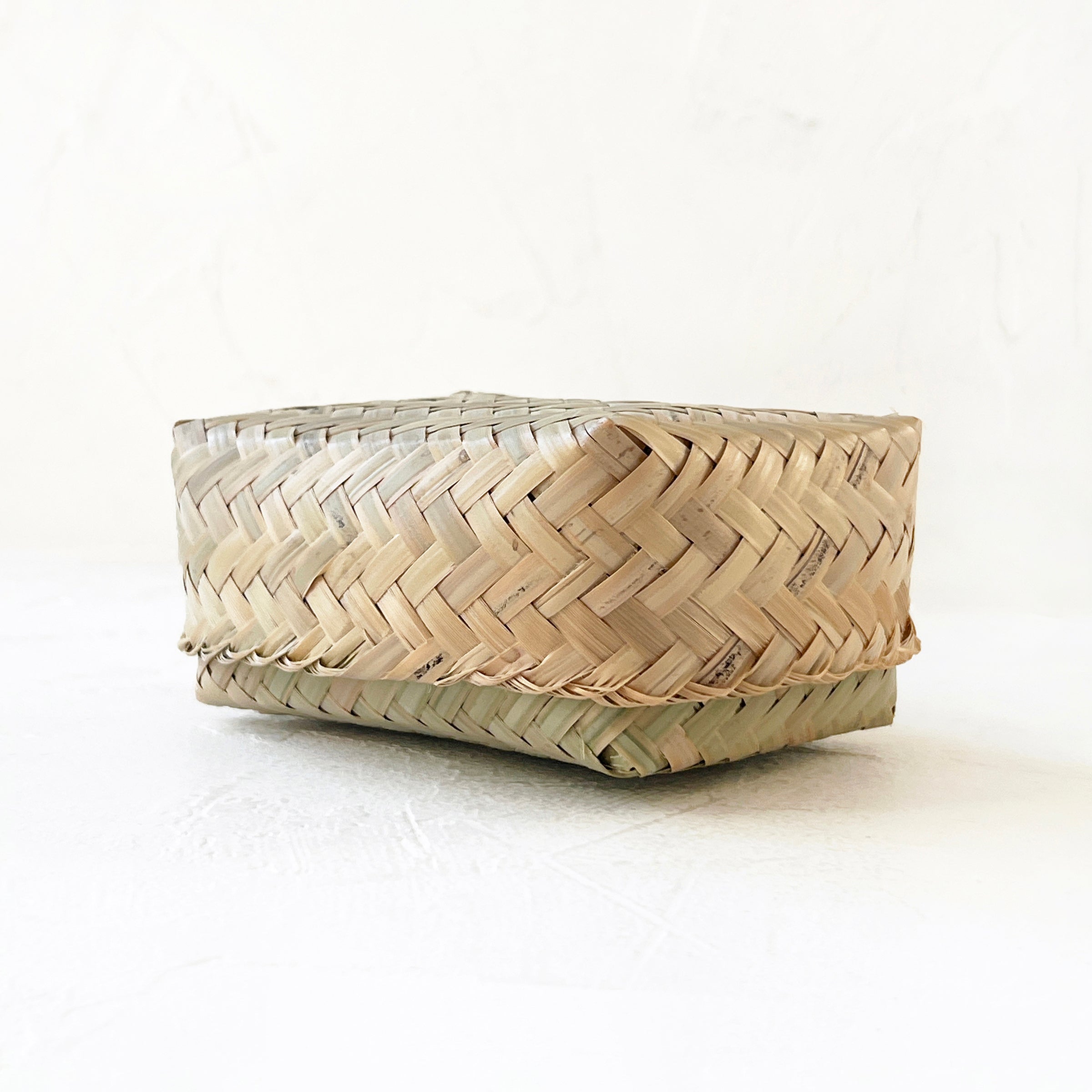 Palm Leaf Lidded Box