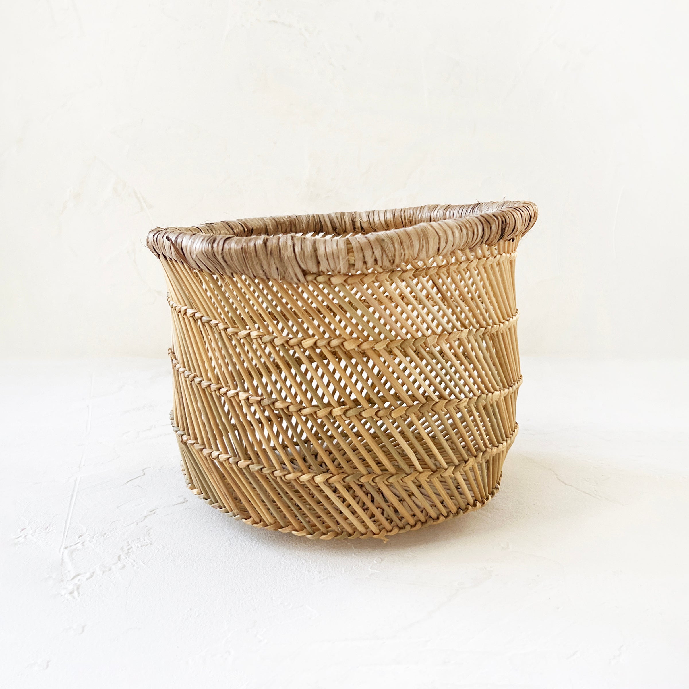Handwoven Waterweed Basket