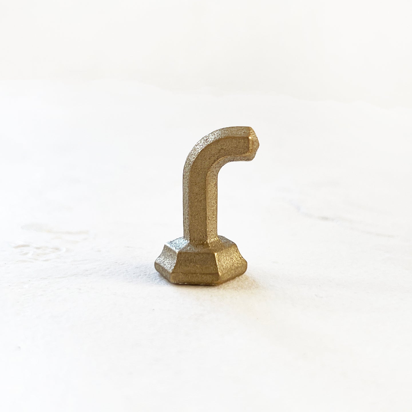 L Shape Brass Hooks