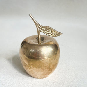 Vintage Brass Apple