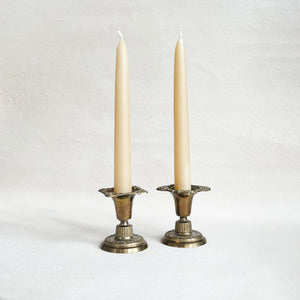 Vintage Brass Candle Stick Holders