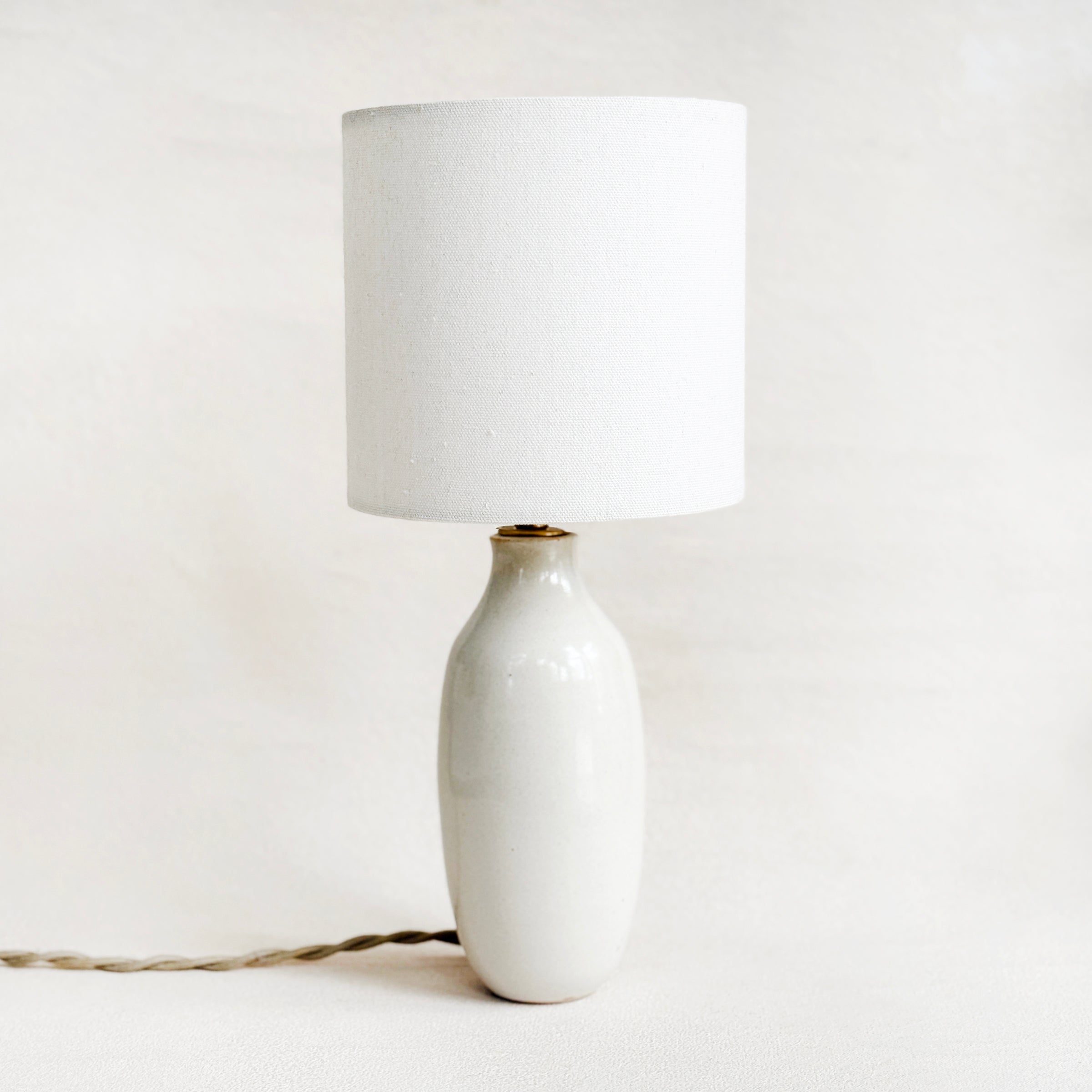 Tall Lamp in Ivory