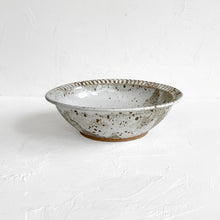 Load image into Gallery viewer, Low Carved Serving Bowl in Quail