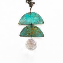 Load image into Gallery viewer, Verdigris Patina Light Catcher no. 321
