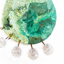 Load image into Gallery viewer, Verdigris Patina Light Catcher no. 329