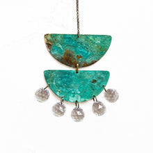 Load image into Gallery viewer, Verdigris Patina Light Catcher no. 328