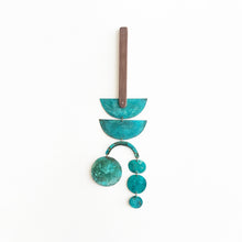 Load image into Gallery viewer, Verdigris Patina Wall Hanging no. 163