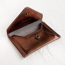 Load image into Gallery viewer, Mini Envelope Wallet in Bronze