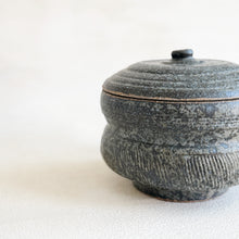 Load image into Gallery viewer, Mitsuko Lidded Vessel in Midnight Blue