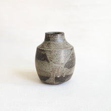 Load image into Gallery viewer, Mitsuko Narrow Neck Vase in Grey and Brown