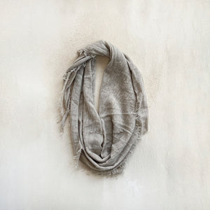 Cashmere Scarf in Oatmeal