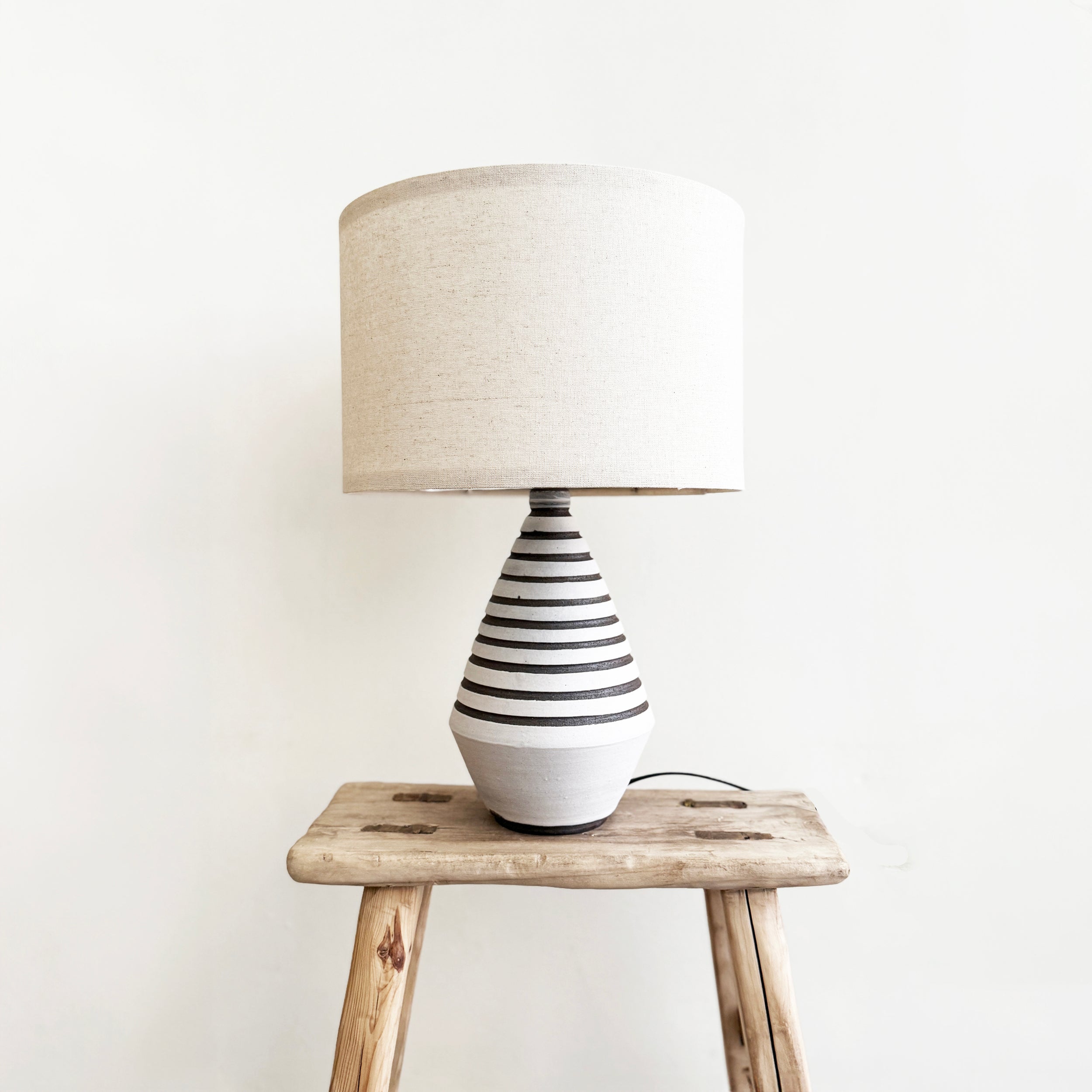 Striped Table Lamp