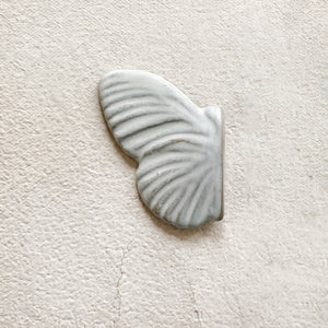 Ceramic Butterfly in Washed White