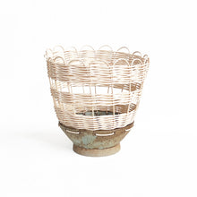 Load image into Gallery viewer, Ceramic and Woven Basket XIV