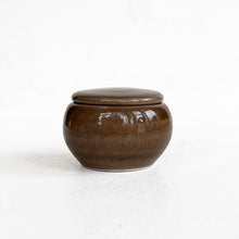 Load image into Gallery viewer, Porcelain Lidded Container in Smokey Quartz