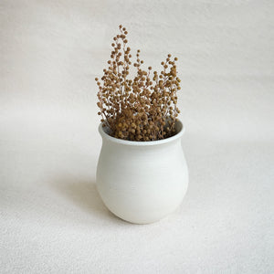 Tiny White Tulip Vase