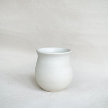 Load image into Gallery viewer, Tiny White Tulip Vase