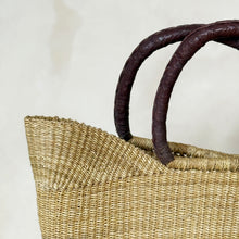 Load image into Gallery viewer, Wing Shopper with Leather Handles