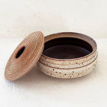 Load image into Gallery viewer, Lidded Vessel in Mocha White