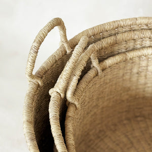 Natural Woven Grass Basket