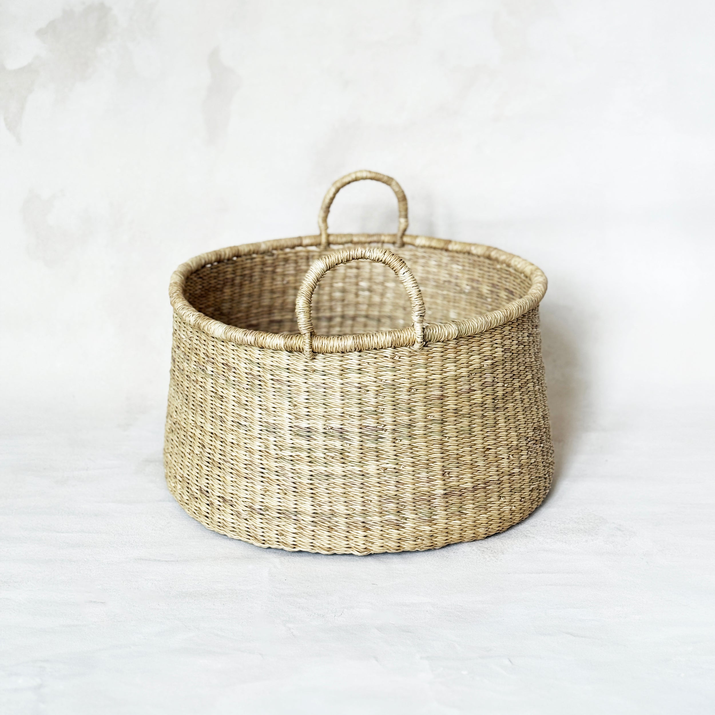 Natural Woven Grass Basket