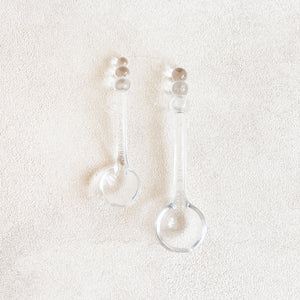 Vintage Glass Spoons