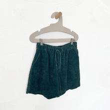 Load image into Gallery viewer, Cord Shorts in Evergreen