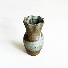 Load image into Gallery viewer, Ruffle Vase in Seafoam