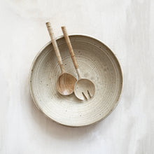 Load image into Gallery viewer, Mango Wood Salad Servers