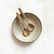 Load image into Gallery viewer, Braided Mango Wood Salad Servers