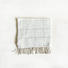 Load image into Gallery viewer, Windowpane Cotton Hand Towel
