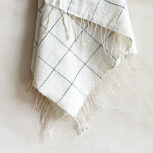 Load image into Gallery viewer, Windowpane Cotton Hand Towel