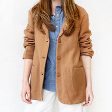 Load image into Gallery viewer, Arlo Blazer in Camel