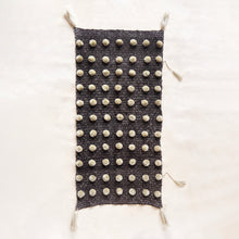 Load image into Gallery viewer, Wool Pom Wall Hanging in Brown and Cream