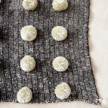 Load image into Gallery viewer, Wool Pom Wall Hanging in Brown and Cream