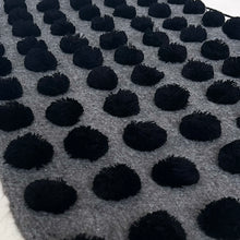 Load image into Gallery viewer, Wool Pom Wall Hanging in Grey and Black