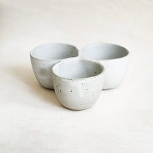 Load image into Gallery viewer, Triple Bowl in Speckled White