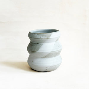 Large Zig Zag Ceramic Vase