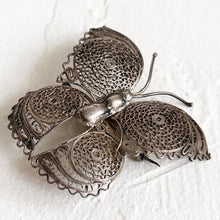 Load image into Gallery viewer, Sterling Silver Butterfly Brooch