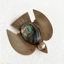 Load image into Gallery viewer, Abalone Bird Brooch
