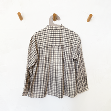 Load image into Gallery viewer, Half Placket Check Cotton Shirt
