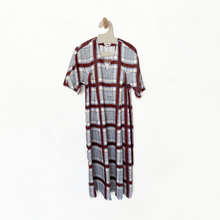 Load image into Gallery viewer, Table Cloth Print Dress