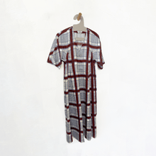 Load image into Gallery viewer, Table Cloth Print Dress
