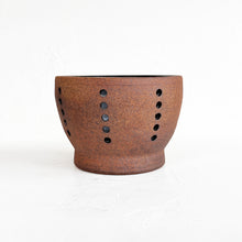 Load image into Gallery viewer, Ceramic Colander in Red Stoneware