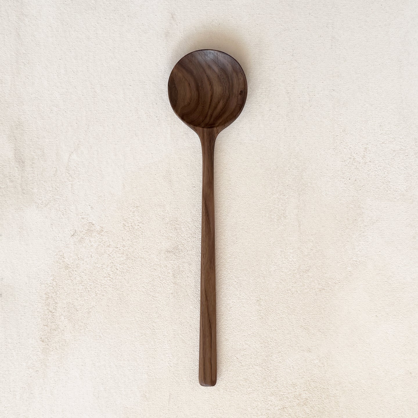 Walnut Wooden Round Spoon