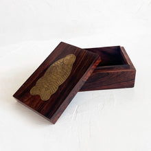 Load image into Gallery viewer, Wood Box with Fish Inlay