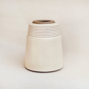 Vase in Matte Eggshell
